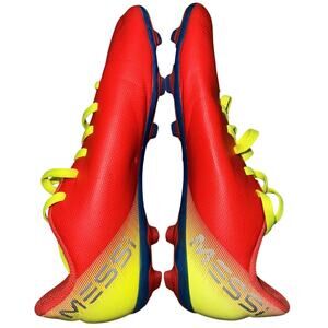 Adidas Messi Soccer Cleats Men’s Youth 5 US Red Yellow Blue Firm Ground CM8630
